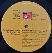 Load image into Gallery viewer, G.F. Handel* - Collegium Aureum, Rudolf Ewerhart - Concertos For Organ & Orchestra (Volume II) (2xLP)