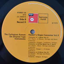 Load image into Gallery viewer, G.F. Handel* - Collegium Aureum, Rudolf Ewerhart - Concertos For Organ &amp; Orchestra (Volume II) (2xLP)