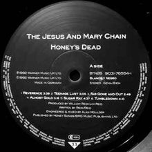 Load image into Gallery viewer, The Jesus And Mary Chain – Honey's Dead