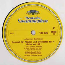 Load image into Gallery viewer, Beethoven* – Wilhelm Kempff · Berliner Philharmoniker · Ferdinand Leitner – Klavierkonzerte Nr. 2 - Nr. 4