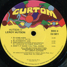 Load image into Gallery viewer, LEROY HUTSON - HUTSON II ( 12" RECORD )