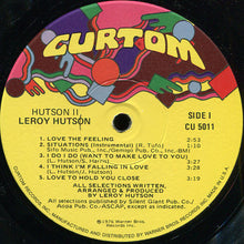 Load image into Gallery viewer, LEROY HUTSON - HUTSON II ( 12" RECORD )