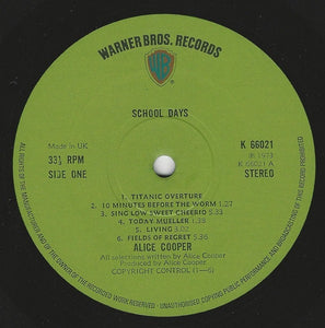 Alice Cooper – School Days - The Early Recordings