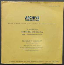 Load image into Gallery viewer, Wolfgang Amadeus Mozart – Heinz Scholz, Camerata Academica Salzburg, Bernhard Paumgartner - Pianoforte Concerto No. 12 In A Major K.414 (10", Mono)