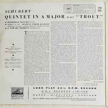 Load image into Gallery viewer, Schubert*, Hephzibah Menuhin And Amadeus-Quartett - 'Trout' Quintet (LP, Album)