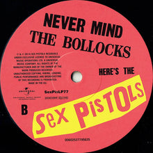Load image into Gallery viewer, Sex Pistols - Never Mind The Bollocks Here's The Sex Pistols (LP, Album, RE, 180)