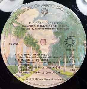 Manfred Mann's Earth Band - The Roaring Silence (LP, Album,
