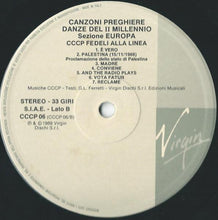 Load image into Gallery viewer, CCCCP - Fedeli Alla Linea – Canzoni Preghiere Danze Del II Millennio - Sezione Europa