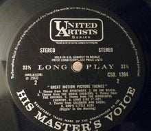 Load image into Gallery viewer, Various – Original Sound Tracks And Hit Music From Great Motion Picture Themes
