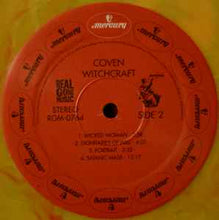 Load image into Gallery viewer, Coven (3) - Witchcraft Destroys Minds & Reaps Souls (LP, Album, Ltd, RE, Yel)