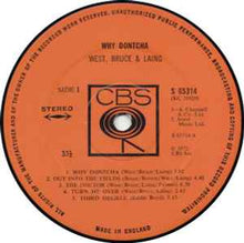 Load image into Gallery viewer, West, Bruce & Laing - Why Dontcha (LP, Album)