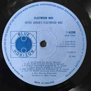 Peter Green's Fleetwood Mac* - Peter Green's Fleetwood Mac (LP, Album, Mono)