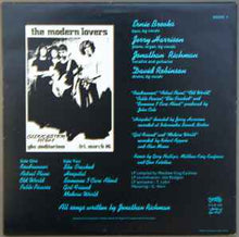 Load image into Gallery viewer, The Modern Lovers – The Modern Lovers
