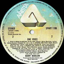Load image into Gallery viewer, Barry Manilow – One Voice