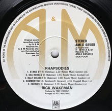 Load image into Gallery viewer, Rick Wakeman ‎– Rhapsodies