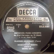 Load image into Gallery viewer, Beethoven*, Vladimir Ashkenazy, Chicago Symphony Orchestra*, Sir Georg Solti* - The Five Piano Concertos (4xLP + Box)