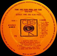 Load image into Gallery viewer, Georgie Fame & Alan Price - Fame & Price / Price & Fame / Together (LP, Album)