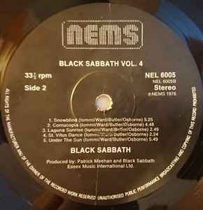 Black Sabbath - Black Sabbath Vol 4 (LP, Album, RE, Gat)