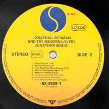 Load image into Gallery viewer, Jonathan Richman & The Modern Lovers – Jonathan Sings!