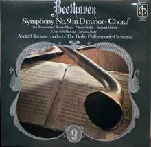 Load image into Gallery viewer, Beethoven* - André Cluytens Conducts Berlin Philharmonic Orchestra* – Symphony No. 9 In D Minor - "Choral"