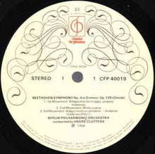 Load image into Gallery viewer, Beethoven* - André Cluytens Conducts Berlin Philharmonic Orchestra* – Symphony No. 9 In D Minor - "Choral"