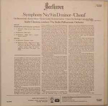 Load image into Gallery viewer, Beethoven* - André Cluytens Conducts Berlin Philharmonic Orchestra* – Symphony No. 9 In D Minor - "Choral"