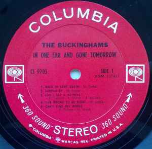 The Buckinghams - In One Ear And Gone Tomorrow (LP, Album)