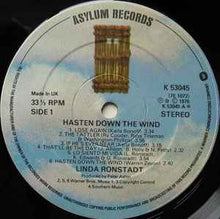 Load image into Gallery viewer, Linda Ronstadt – Hasten Down The Wind