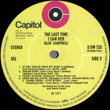 Load image into Gallery viewer, Glen Campbell – The Last Time I Saw Her