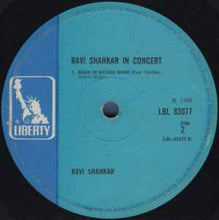 Load image into Gallery viewer, Ravi Shankar - In Concert (LP, Mono, RE)