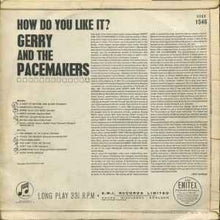 Load image into Gallery viewer, Gerry And The Pacemakers* - How Do You Like It? (LP, Album, Mono)