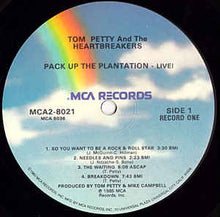 Load image into Gallery viewer, Tom Petty And The Heartbreakers – Pack Up The Plantation - Live!
