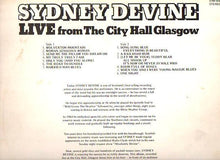 Load image into Gallery viewer, Sydney Devine – Live From The City Hall Glasgow