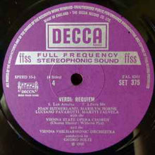 Load image into Gallery viewer, Verdi*, Sutherland*, Horne*, Pavarotti*, Talvela*, Vienna State Opera Chorus*, Vienna Philharmonic Orchestra*, Solti* - Requiem (2xLP, RP + Box)
