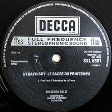 Load image into Gallery viewer, Stravinsky* / Chicago Symphony Orchestra* / Sir Georg Solti* – Le Sacre Du Printemps