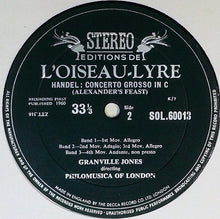 Load image into Gallery viewer, Handel* / Osian Ellis (Harp), Desmond Dupré (Lute), Granville Jones Directing Philomusica Of London – Concerto For Harp And Lute In B Flat, Op. 4 No. 6 / Concerto For Harp In F, Op. 4 No. 5 / Concerto Grosso In C (Alexander's Feast)