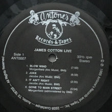 Load image into Gallery viewer, JAMES COTTON - LIVE AT ANTONE S NIGHTCLUB ( 12" RECORD )