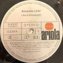 Load image into Gallery viewer, Rated: 3.97  254 have  132 want Amanda Lear - I Am A Photograph (LP, Album, Fir)