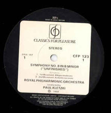 Load image into Gallery viewer, Schubert*, Royal Philharmonic Orchestra*, Paul Kletzki – Unfinished Symphony/Incidental Music To Rosamunde