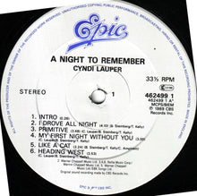 Load image into Gallery viewer, Cyndi Lauper – A Night To Remember