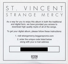 Load image into Gallery viewer, ST VINCENT - STRANGE MERCY ( 12" RECORD )