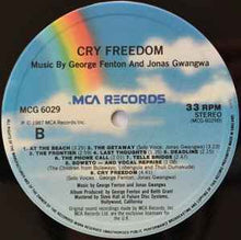 Load image into Gallery viewer, George Fenton And Jonas Gwangwa – Cry Freedom (Original Motion Picture Soundtrack)