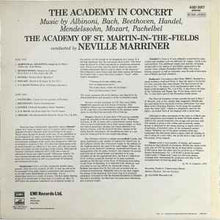 Load image into Gallery viewer, Academy Of St. Martin-In-The-Fields* - Neville Marriner* - The Academy In Concert (LP)