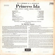 Load image into Gallery viewer, Gilbert &amp; Sullivan, D&#39;Oyly Carte Opera Company, Royal Philharmonic Orchestra*, Sir Malcolm Sargent – Princess Ida