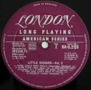 Little Richard - Little Richard Volume 2 (LP, Album, Mono, RP)