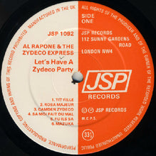 Load image into Gallery viewer, Al Rapone & The Zydeco Express – Let's Have A Zydeco Party