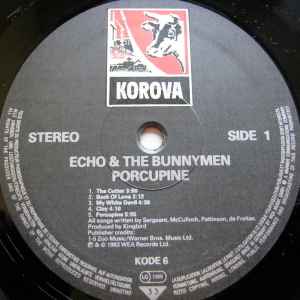 Echo & The Bunnymen ‎– Porcupine