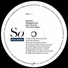 Load image into Gallery viewer, Peter Gabriel – So