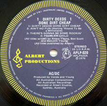 Load image into Gallery viewer, AC/DC – Dirty Deeds Done Dirt Cheap