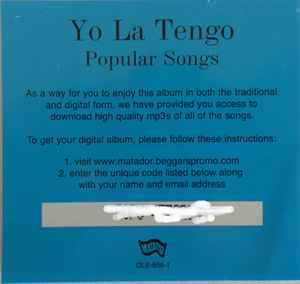 Yo La Tengo ‎– Popular Songs